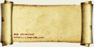 Jana Tomić vizit kartica